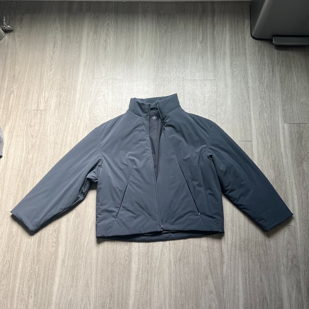 Alo - Stretch Woven Notable Jacket - Blue Gray